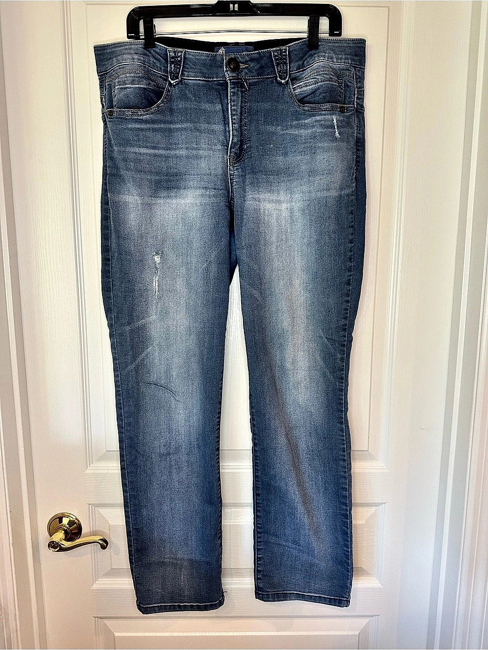 Democracy "Ab"solution Straight Leg Jeans Straight Leg Jeans Blue Waist 14